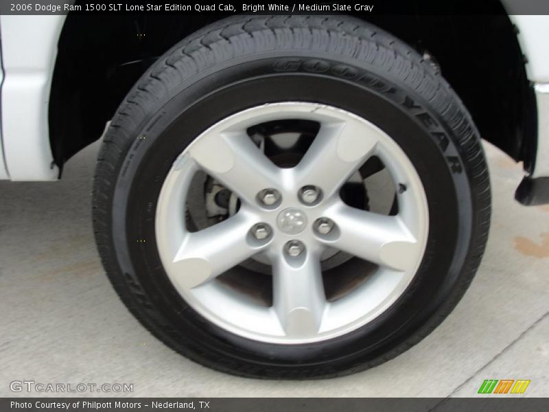 Bright White / Medium Slate Gray 2006 Dodge Ram 1500 SLT Lone Star Edition Quad Cab