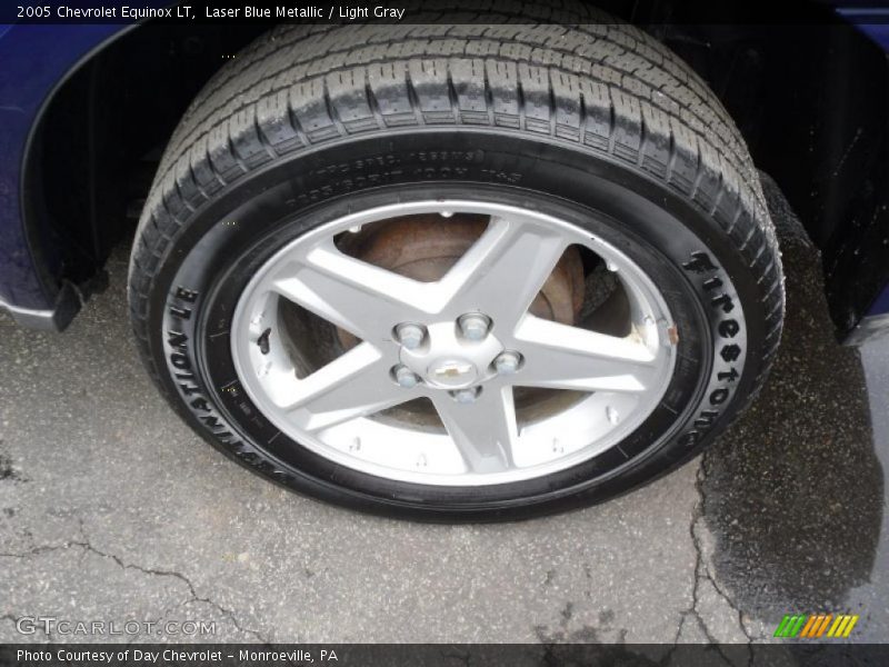 Laser Blue Metallic / Light Gray 2005 Chevrolet Equinox LT