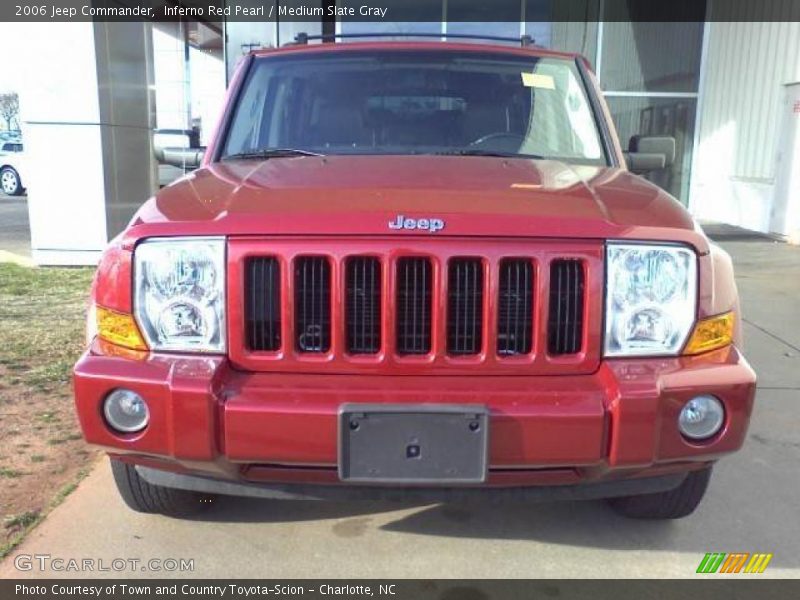 Inferno Red Pearl / Medium Slate Gray 2006 Jeep Commander