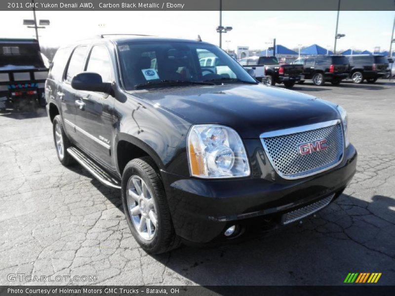 Carbon Black Metallic / Ebony 2011 GMC Yukon Denali AWD