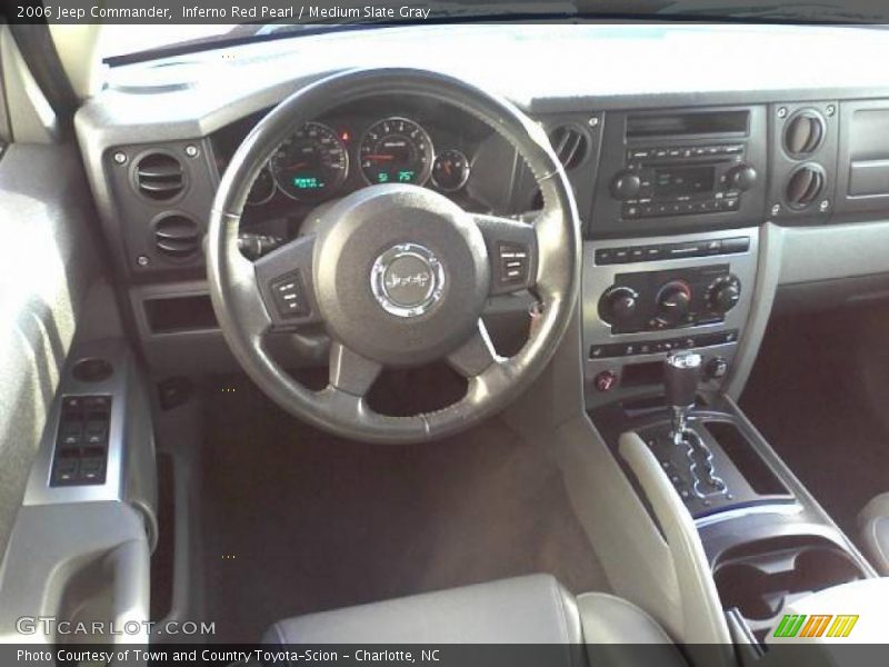 Inferno Red Pearl / Medium Slate Gray 2006 Jeep Commander