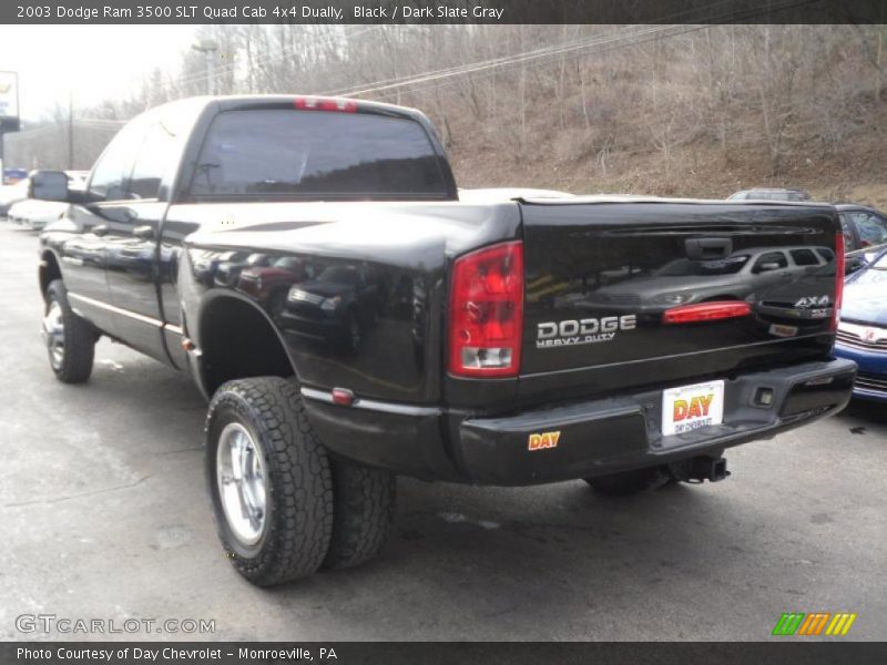Black / Dark Slate Gray 2003 Dodge Ram 3500 SLT Quad Cab 4x4 Dually