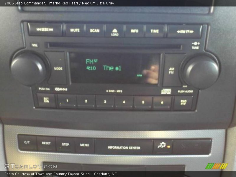 Inferno Red Pearl / Medium Slate Gray 2006 Jeep Commander