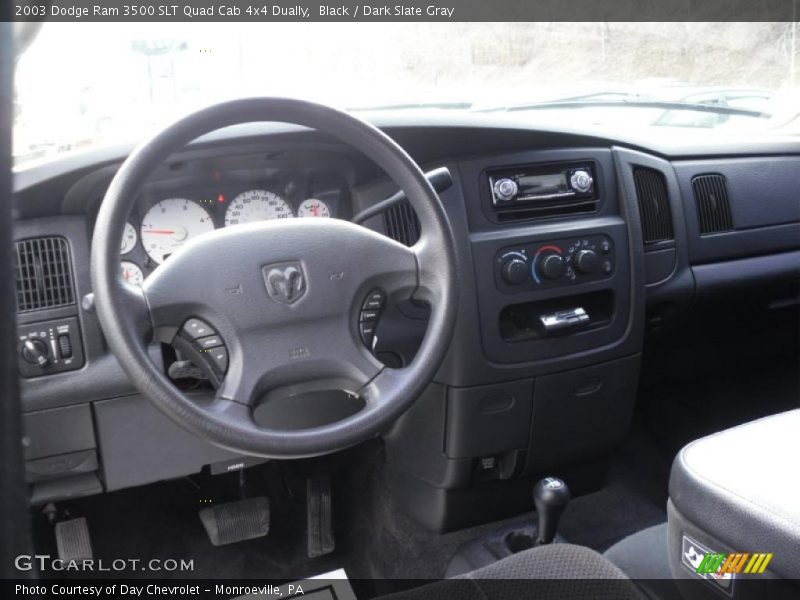 Black / Dark Slate Gray 2003 Dodge Ram 3500 SLT Quad Cab 4x4 Dually