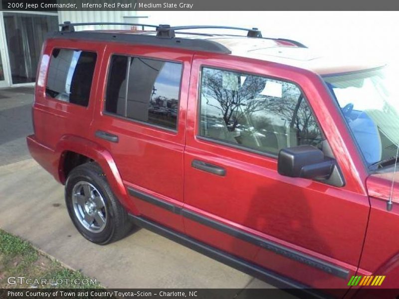 Inferno Red Pearl / Medium Slate Gray 2006 Jeep Commander