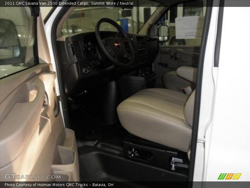 Summit White / Neutral 2011 GMC Savana Van 2500 Extended Cargo