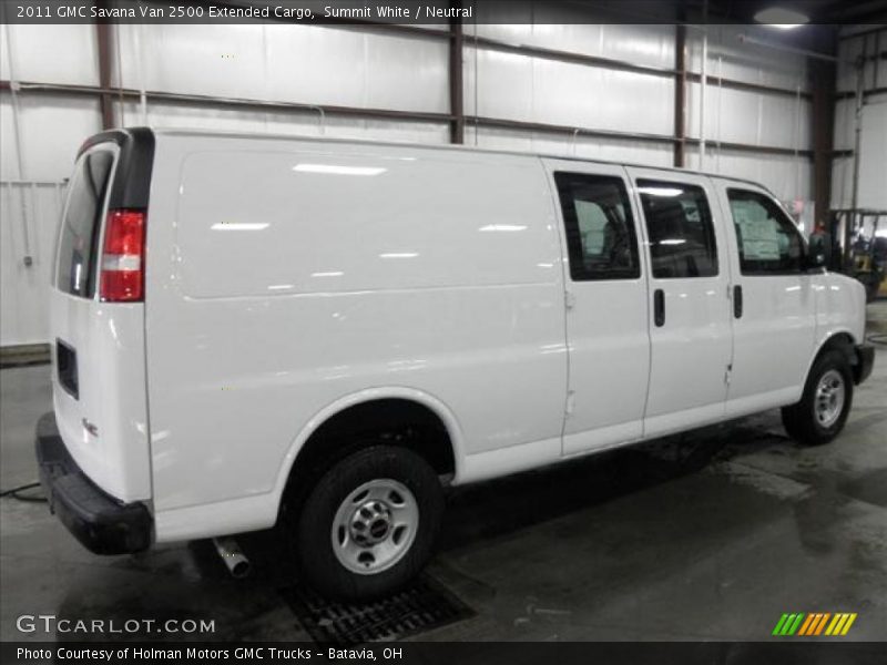 Summit White / Neutral 2011 GMC Savana Van 2500 Extended Cargo
