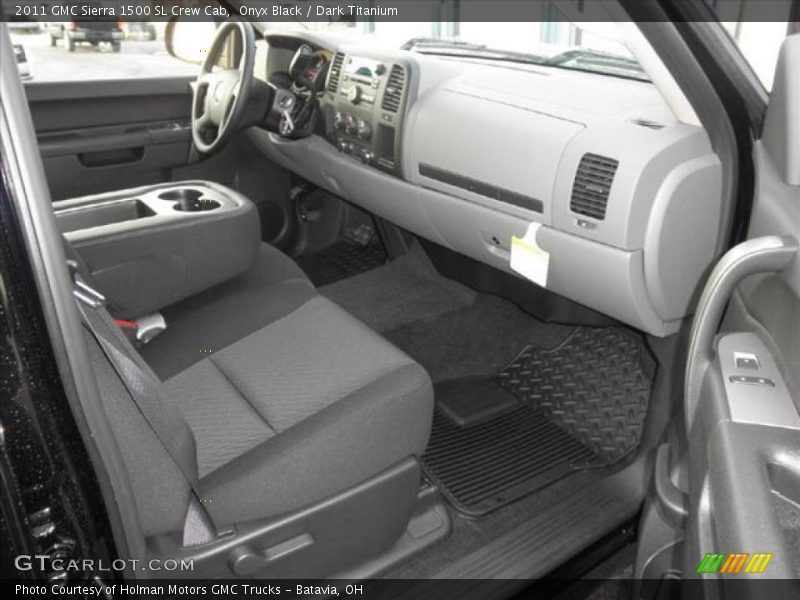  2011 Sierra 1500 SL Crew Cab Dark Titanium Interior