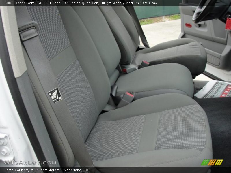 Bright White / Medium Slate Gray 2006 Dodge Ram 1500 SLT Lone Star Edition Quad Cab