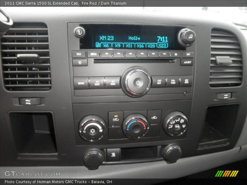 Controls of 2011 Sierra 1500 SL Extended Cab