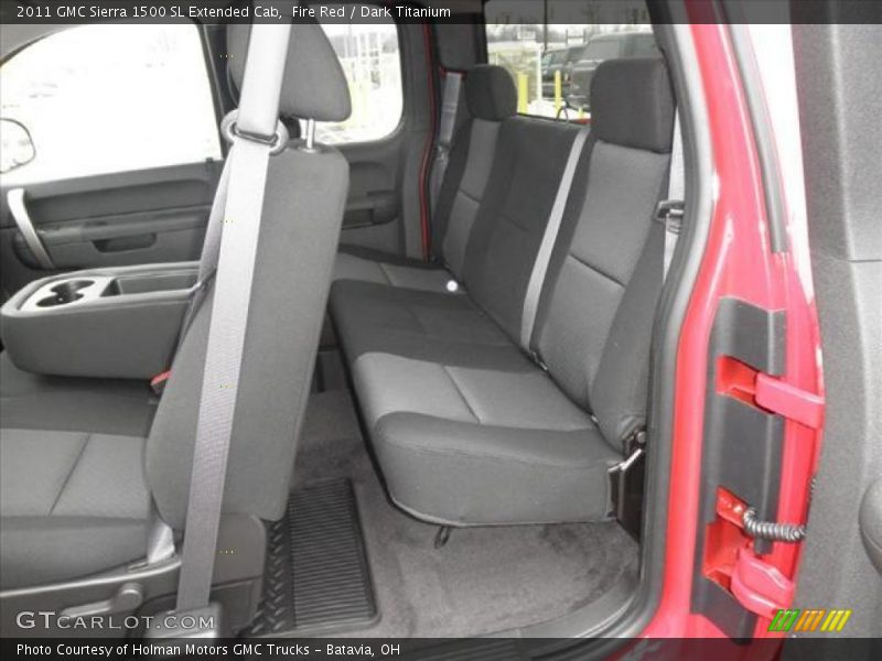 Fire Red / Dark Titanium 2011 GMC Sierra 1500 SL Extended Cab