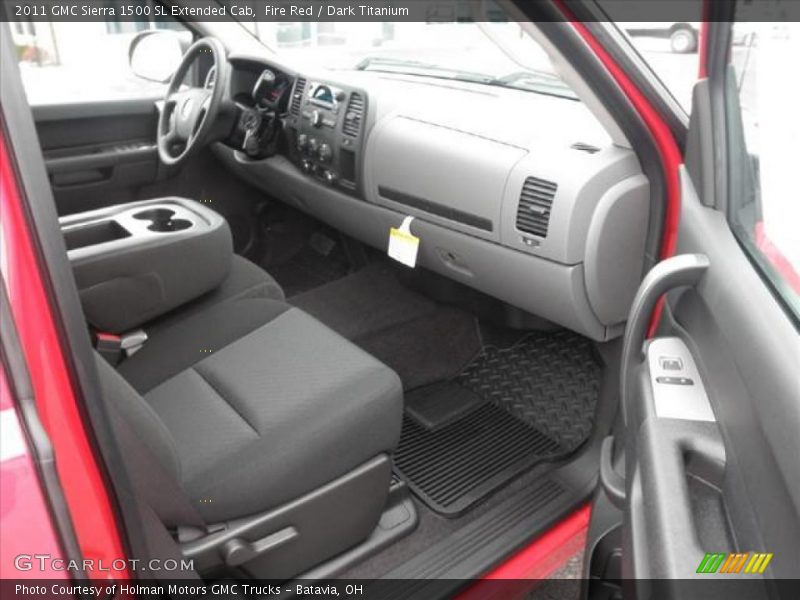 Fire Red / Dark Titanium 2011 GMC Sierra 1500 SL Extended Cab