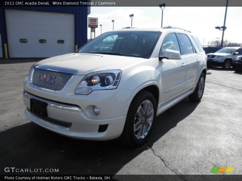 White Diamond Tintcoat / Cashmere 2011 GMC Acadia Denali