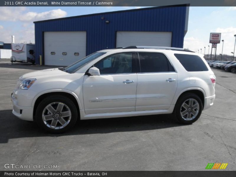 White Diamond Tintcoat / Cashmere 2011 GMC Acadia Denali