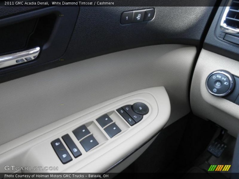 White Diamond Tintcoat / Cashmere 2011 GMC Acadia Denali
