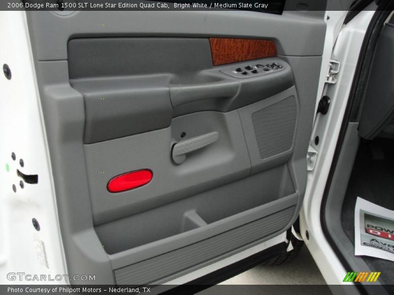 Bright White / Medium Slate Gray 2006 Dodge Ram 1500 SLT Lone Star Edition Quad Cab