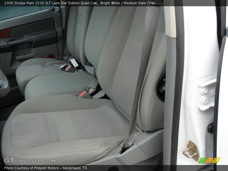 Bright White / Medium Slate Gray 2006 Dodge Ram 1500 SLT Lone Star Edition Quad Cab