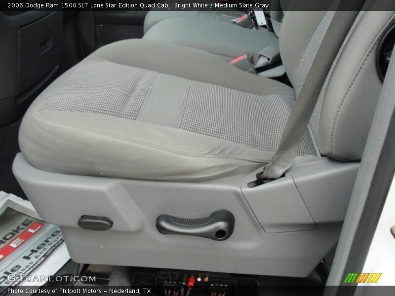 Bright White / Medium Slate Gray 2006 Dodge Ram 1500 SLT Lone Star Edition Quad Cab