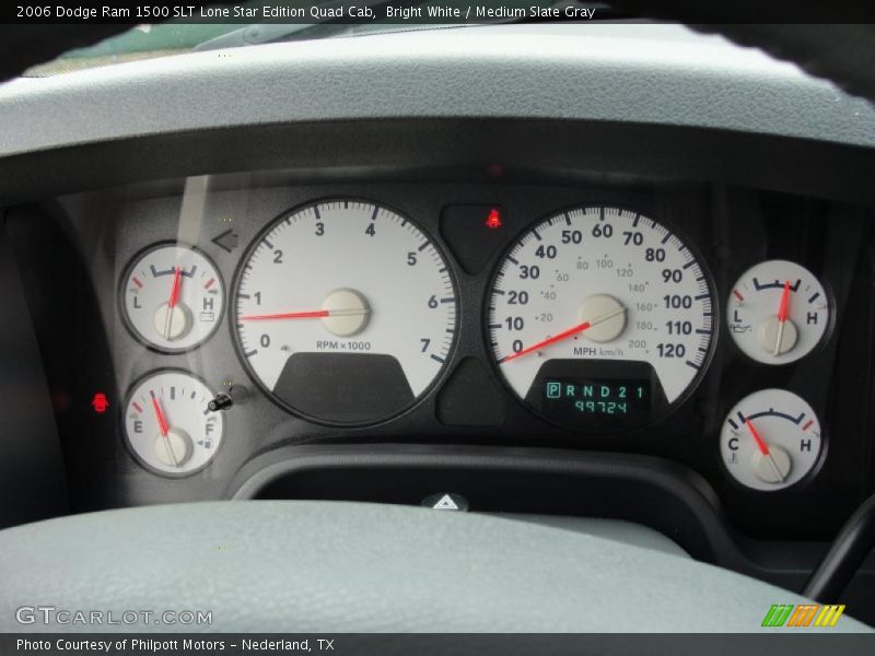 Bright White / Medium Slate Gray 2006 Dodge Ram 1500 SLT Lone Star Edition Quad Cab