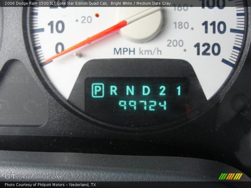 Bright White / Medium Slate Gray 2006 Dodge Ram 1500 SLT Lone Star Edition Quad Cab