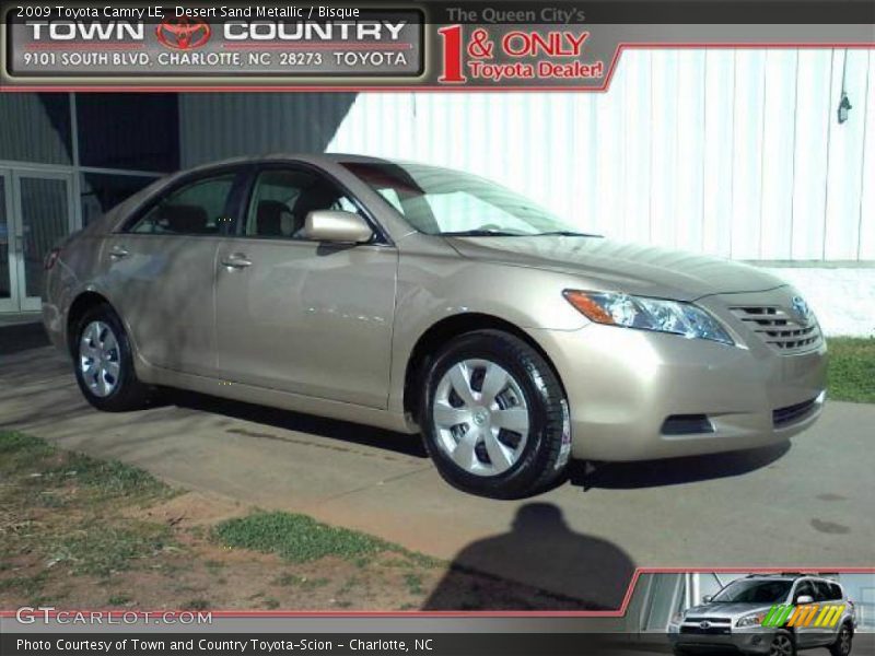 Desert Sand Metallic / Bisque 2009 Toyota Camry LE