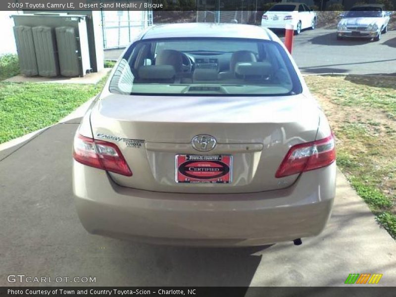 Desert Sand Metallic / Bisque 2009 Toyota Camry LE
