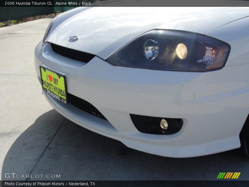 Alpine White / Black 2006 Hyundai Tiburon GS