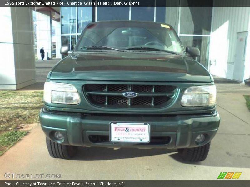 Charcoal Green Metallic / Dark Graphite 1999 Ford Explorer Limited 4x4