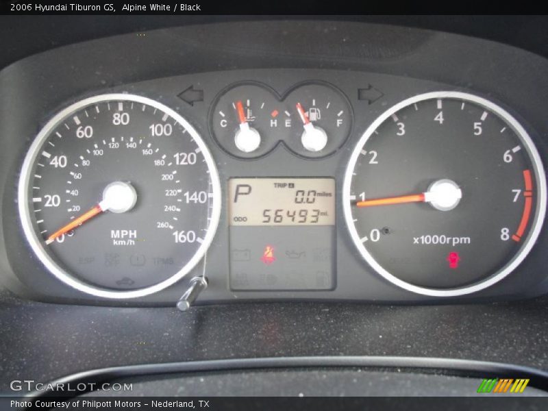  2006 Tiburon GS GS Gauges