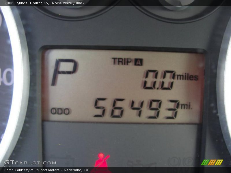 Alpine White / Black 2006 Hyundai Tiburon GS