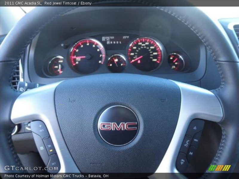 Red Jewel Tintcoat / Ebony 2011 GMC Acadia SL