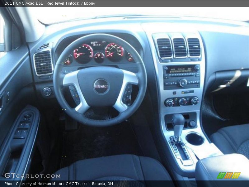 Red Jewel Tintcoat / Ebony 2011 GMC Acadia SL