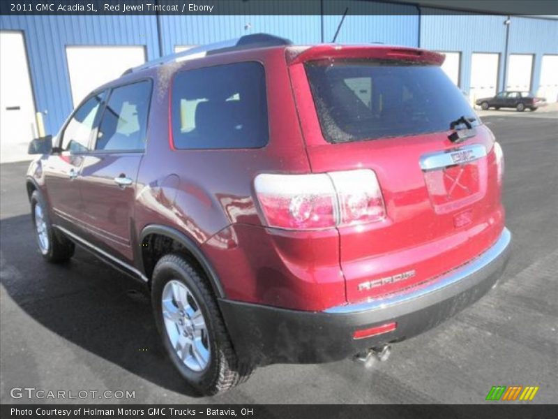 Red Jewel Tintcoat / Ebony 2011 GMC Acadia SL