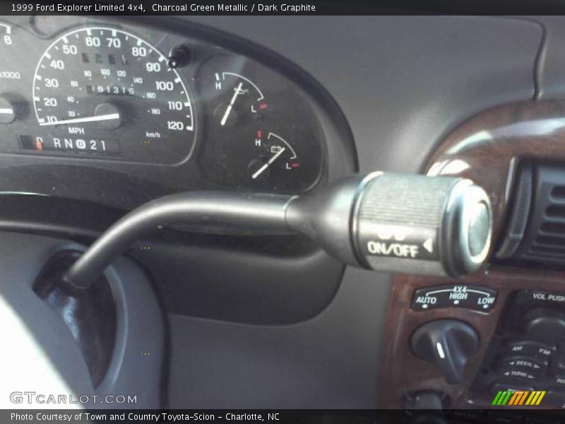 Charcoal Green Metallic / Dark Graphite 1999 Ford Explorer Limited 4x4