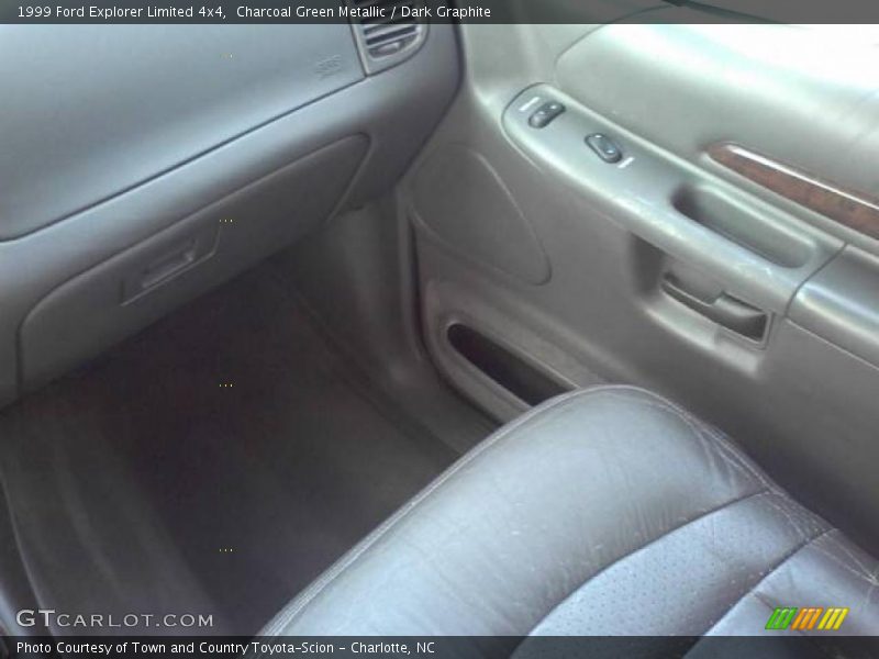 Charcoal Green Metallic / Dark Graphite 1999 Ford Explorer Limited 4x4