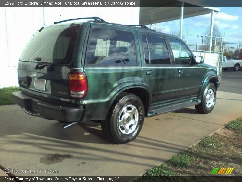 Charcoal Green Metallic / Dark Graphite 1999 Ford Explorer Limited 4x4