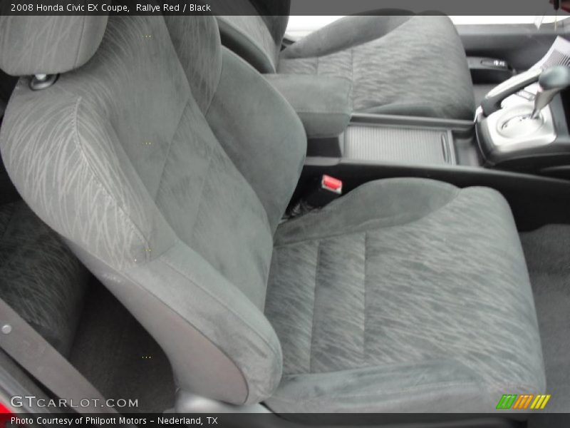 Rallye Red / Black 2008 Honda Civic EX Coupe