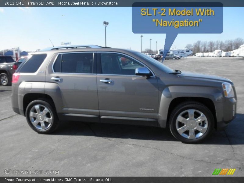 Mocha Steel Metallic / Brownstone 2011 GMC Terrain SLT AWD