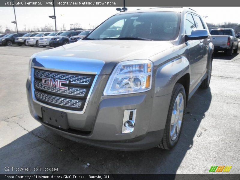 Mocha Steel Metallic / Brownstone 2011 GMC Terrain SLT AWD