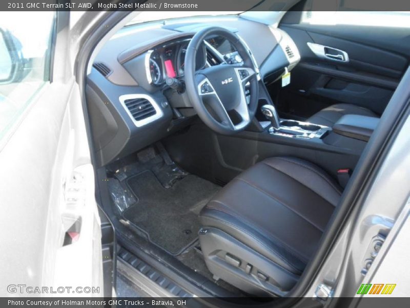 Mocha Steel Metallic / Brownstone 2011 GMC Terrain SLT AWD