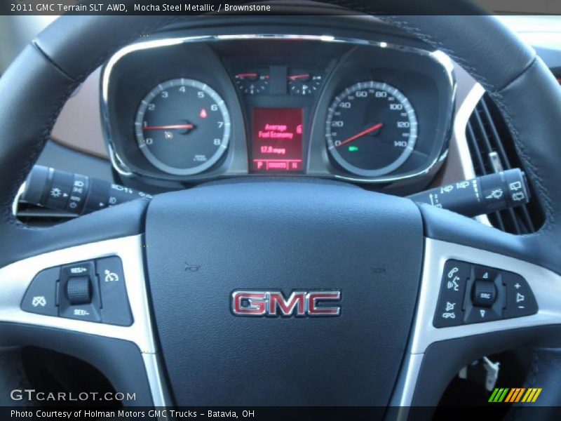 Mocha Steel Metallic / Brownstone 2011 GMC Terrain SLT AWD