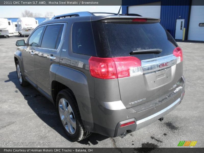Mocha Steel Metallic / Brownstone 2011 GMC Terrain SLT AWD