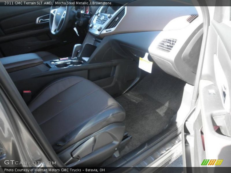 Mocha Steel Metallic / Brownstone 2011 GMC Terrain SLT AWD
