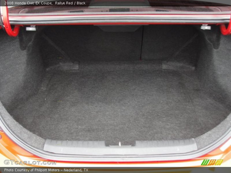 Rallye Red / Black 2008 Honda Civic EX Coupe