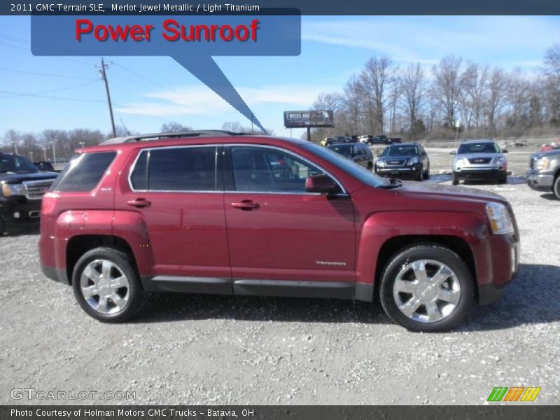 Merlot Jewel Metallic / Light Titanium 2011 GMC Terrain SLE