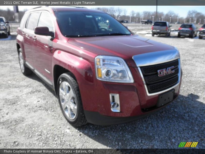 Merlot Jewel Metallic / Light Titanium 2011 GMC Terrain SLE