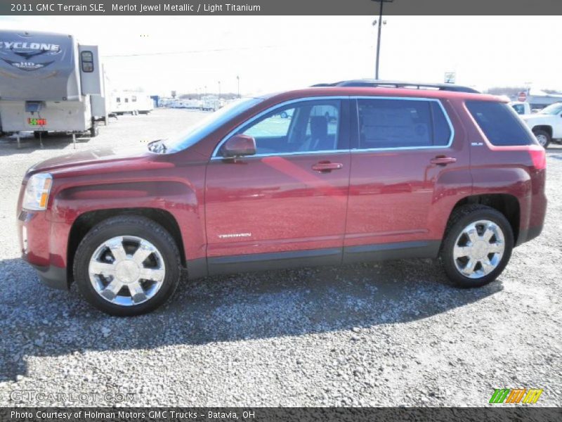 Merlot Jewel Metallic / Light Titanium 2011 GMC Terrain SLE