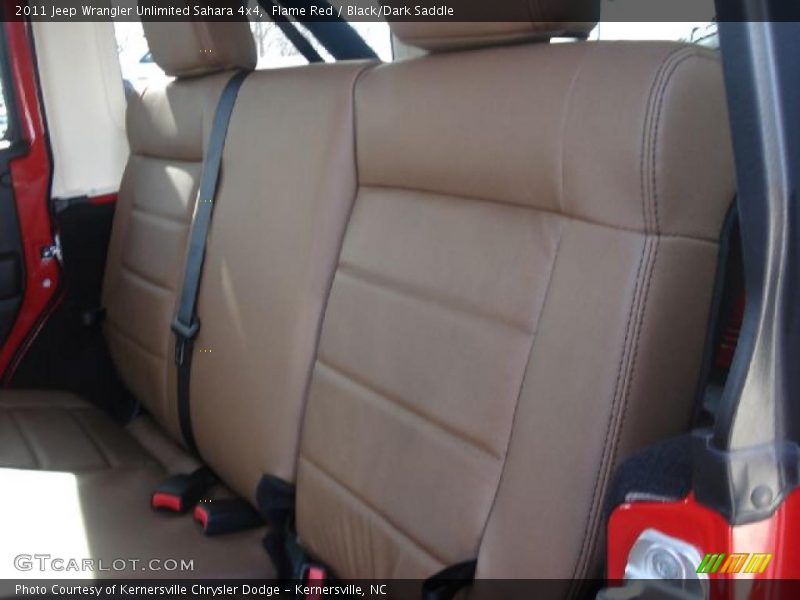 Flame Red / Black/Dark Saddle 2011 Jeep Wrangler Unlimited Sahara 4x4