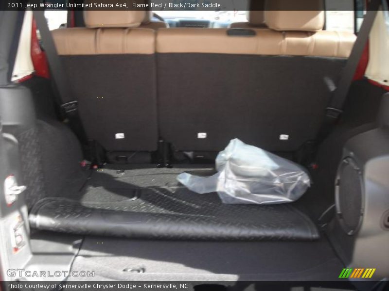 Flame Red / Black/Dark Saddle 2011 Jeep Wrangler Unlimited Sahara 4x4
