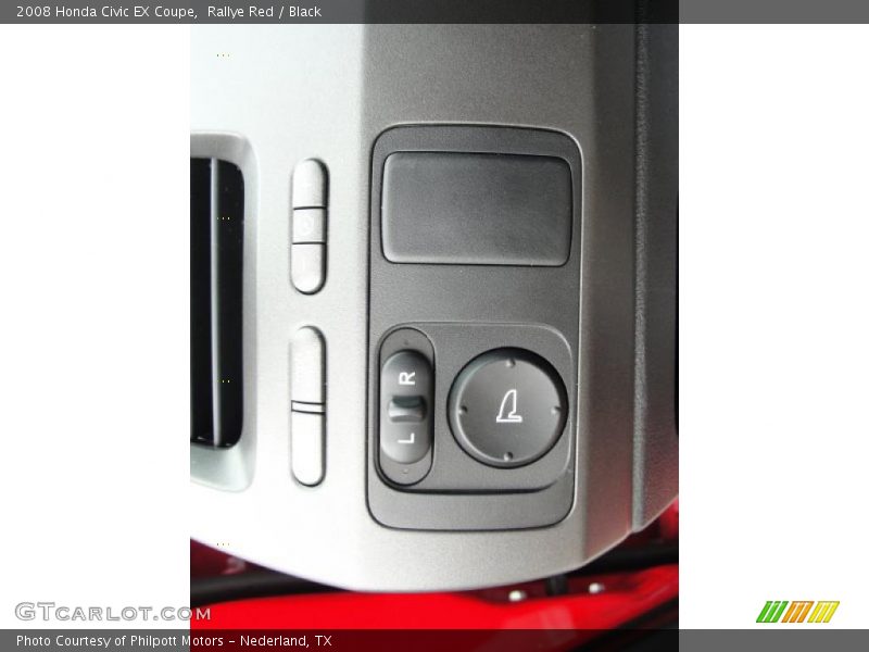 Rallye Red / Black 2008 Honda Civic EX Coupe